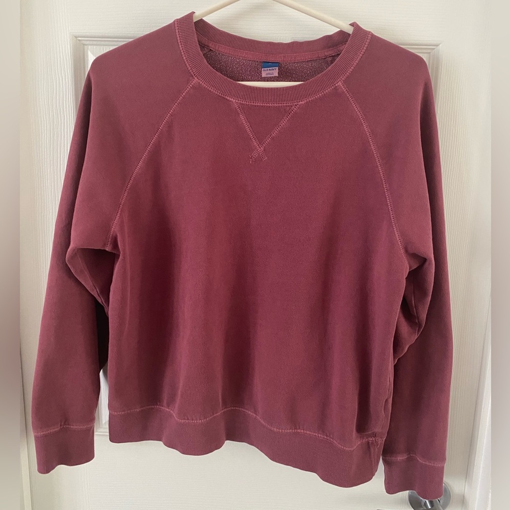 Old Navy Medium Burgundy Sweatshirt